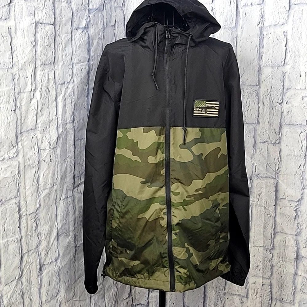 INDEPENDENT TRADING CO. Men's Camouflaged Hoodie Hunting Jacket Small